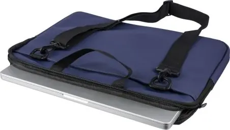 Funda portatil 15 pulgadas PU reciclado poliester 210D 4mm