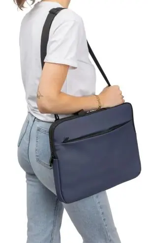 Funda portatil 15 pulgadas PU reciclado poliester 210D 4mm