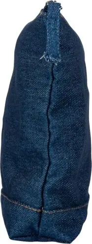 Neceser denim reciclado 21x18.5cm cremallera etiqueta