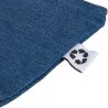 Neceser denim reciclado 21x18.5cm cremallera etiqueta - Imagen 6