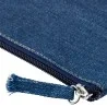 Neceser denim reciclado 21x18.5cm cremallera etiqueta - Imagen 7