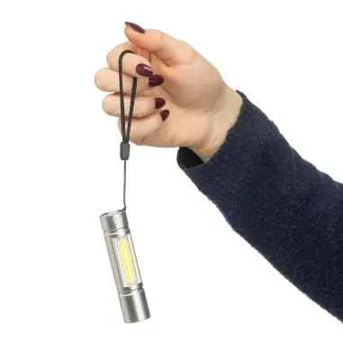 Linterna COB aluminio reciclado 80-100 lm 3 modos USB-C