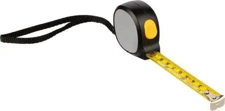 Flexómetro ABS magnético 3 m cinta 16 mm bloqueo correa