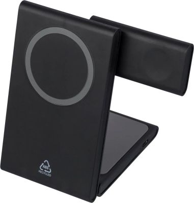 Cargador inalámbrico 3 en 1 ABS reciclado 15W plegable