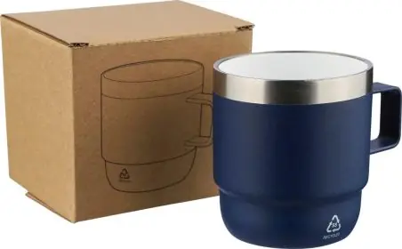 Taza termo acero reciclado cerámica