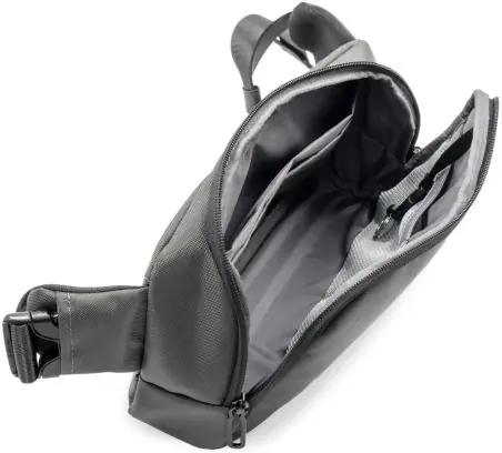 Bandolera balística reciclada 800D cuero vegano llavero