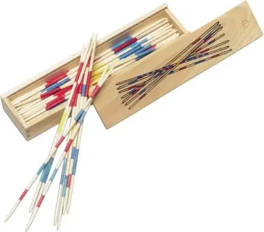 Mikado Cas de madera en estuche