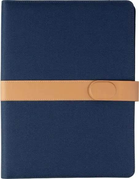 Carpeta congresos rPET PU A4 cuaderno 20p FSC magnético