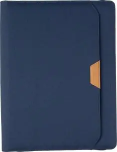 Carpeta congresos rPET PU A4 cuaderno 20p cremallera FSC