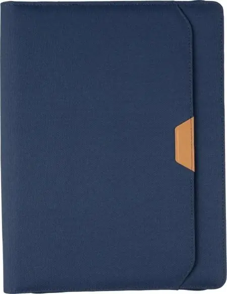 Carpeta congresos rPET PU A4 cuaderno 20p cremallera FSC