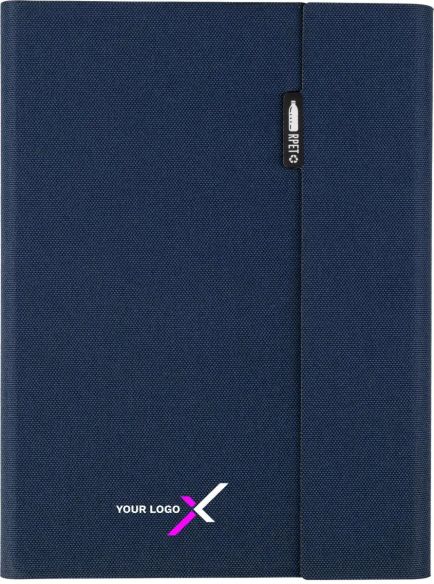 Portafolio congresos rPET A5 cuaderno 64p teléfono FSC