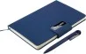 Set oficina Roan libreta PU y bolígrafo aluminio - Imagen 1