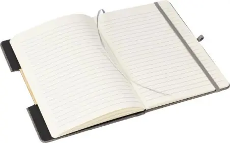 Cuaderno A5 RPET 300D soporte móvil