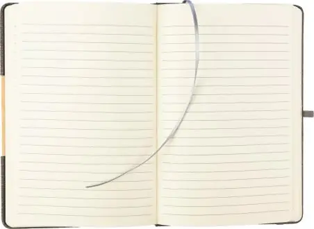 Cuaderno A5 RPET 300D soporte móvil