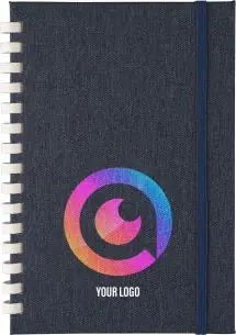 Cuaderno Ilias rPET A5 80h 70gsm espiral cartón FSC