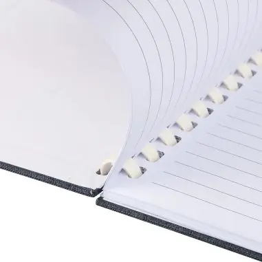 Cuaderno Ilias rPET A5 80h 70gsm espiral cartón FSC