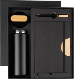 Set oficina termo 640 ml libreta y bolígrafo