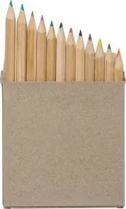Set Devin de 12 lápices FSC en caja cartón
