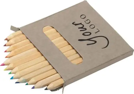 Set Devin de 12 lápices FSC en caja cartón