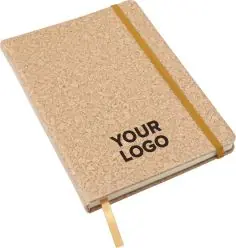 Cuaderno A5 PU aspecto corcho 96 páginas