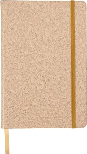 Cuaderno A5 PU aspecto corcho 96 páginas papel FSC Mix