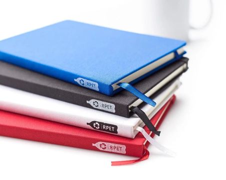 Cuaderno A5 RPET y PU 80 páginas