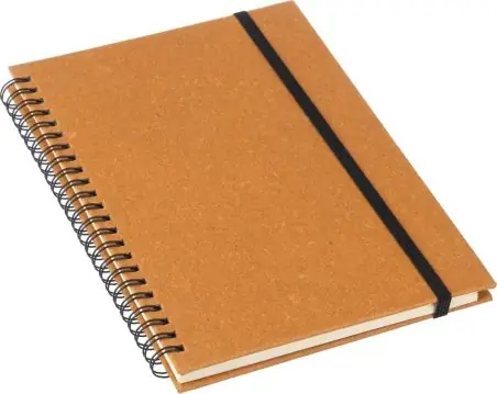 Cuaderno A5 piel reciclada 80 páginas