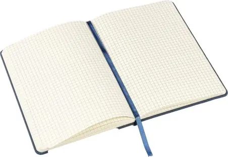 Cuaderno A5 PU reciclado cuadrícula 96 páginas
