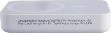 Power bank ABS reciclado MagSafe 10000 mAh