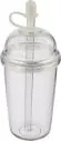 Vaso rPET Glow 500 ml tapa rosca pajita silicona frío - Imagen 1