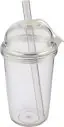 Vaso rPET Glow 500 ml tapa rosca pajita silicona frío - Imagen 7