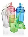 Vaso rPET Glow 500 ml tapa rosca pajita silicona frío - Imagen 8