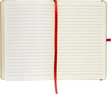 Cuaderno Kraft A5 80p 70gsm aluminio efecto espejo FSC