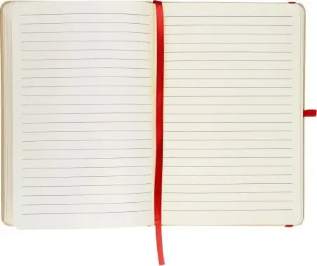 Cuaderno Kraft A5 80p 70gsm aluminio efecto espejo FSC