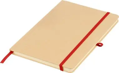 Cuaderno Kraft A5 80p 70gsm aluminio efecto espejo FSC