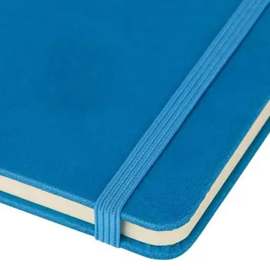 Cuaderno PU reciclado A5 80p 70gsm FSC grabado relieve