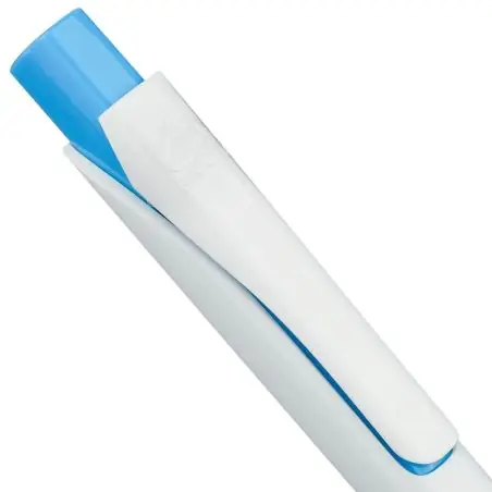 Bolígrafo ABS reciclado cuadrado tinta azul