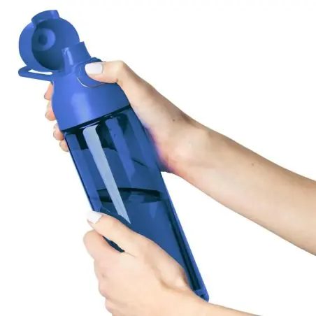 Botella Tritan Bliss 750 ml cierre botón asa transporte PP