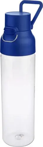 Botella Tritan Dune 750 ml cuerpo transparente cierre botón