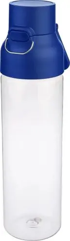 Botella Tritan Dune 750 ml cuerpo transparente cierre botón