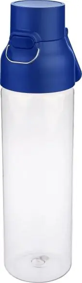 Botella Tritan Dune 750 ml cuerpo transparente cierre botón