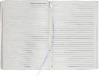 Cuaderno A4 PU reciclado 96p 65gsm FSC banda elástica