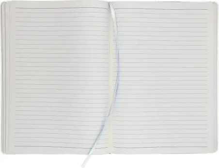 Cuaderno A4 PU reciclado 96p 65gsm FSC banda elástica