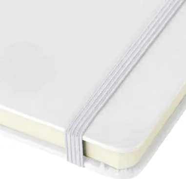 Cuaderno A4 PU reciclado 96p 65gsm FSC banda elástica