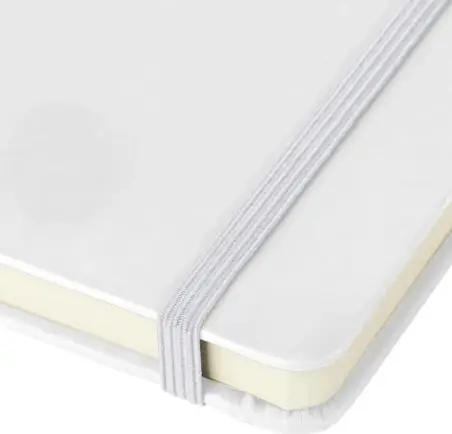 Cuaderno A4 PU reciclado 96p 65gsm FSC banda elástica