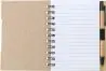 Libreta símil bambú con memos y bolígrafo - Imagen 3
