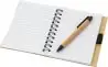 Libreta símil bambú con memos y bolígrafo - Imagen 6
