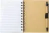 Libreta símil bambú con memos y bolígrafo - Imagen 8