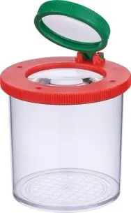 Tarro lupas 3x 6x ABS niños caja cartón uso diario
