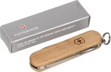 Navaja Victorinox Classic SD Wood nogal 5 funciones caja